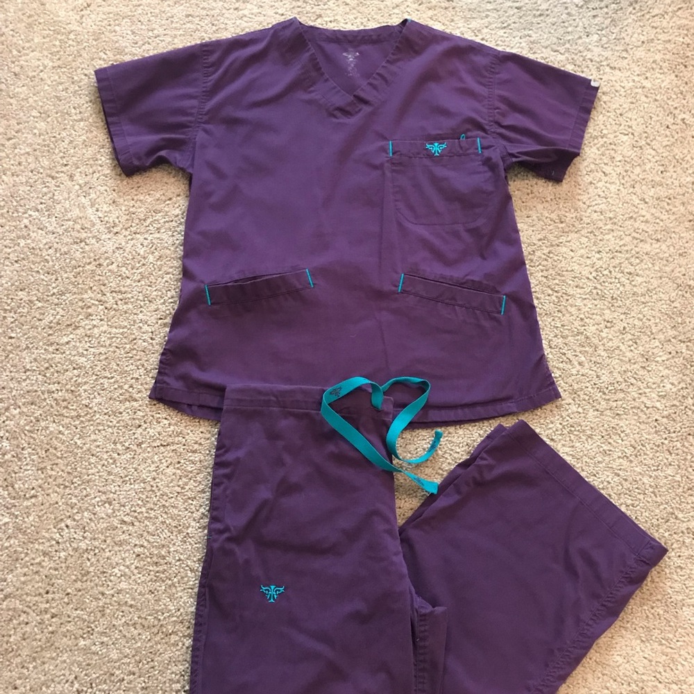 Purple Med Couture Scrubs